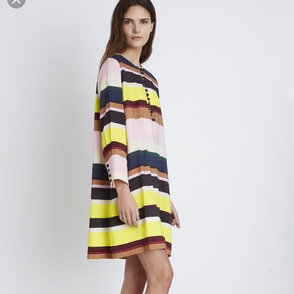 Apiece Apart Galeana Bib Front Dress - Picture 6 of 6